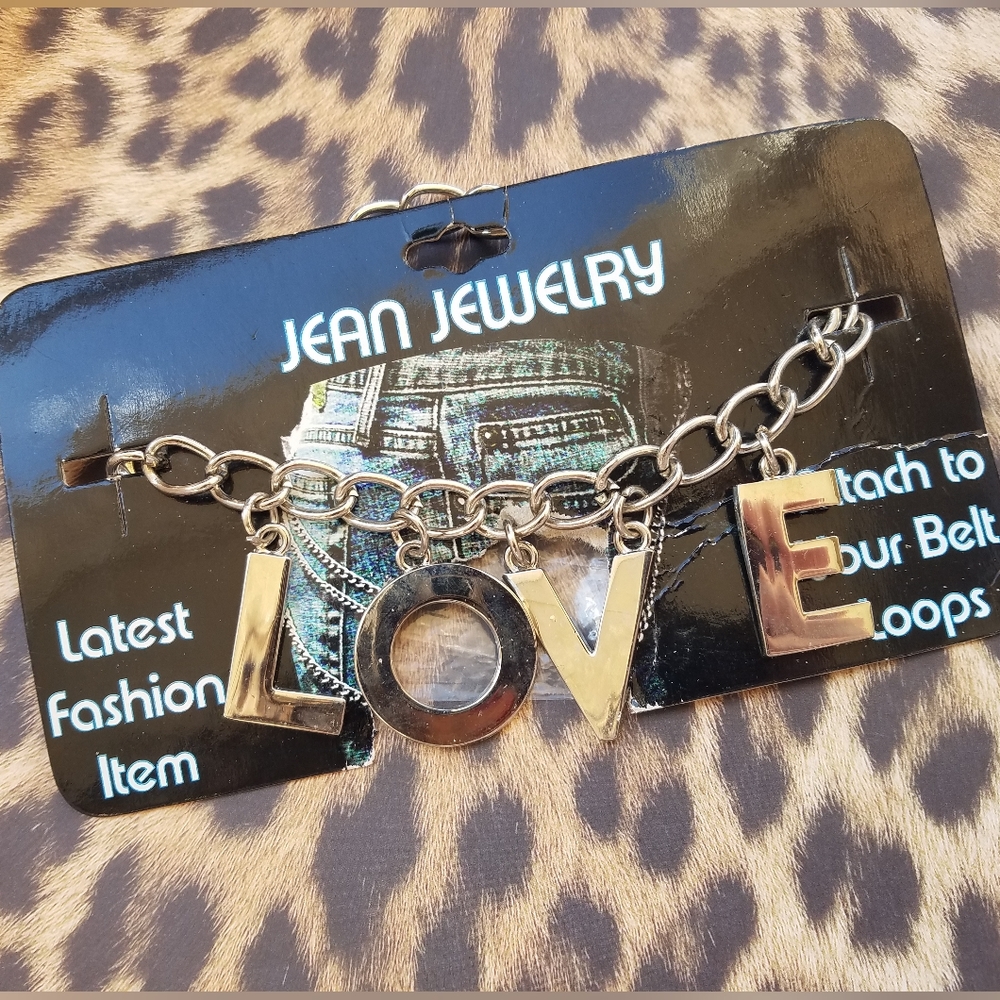 Vintage L🖤ve Chain⛓ Jean Jewelry Accessory